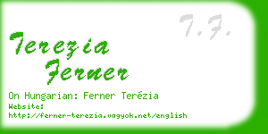 terezia ferner business card